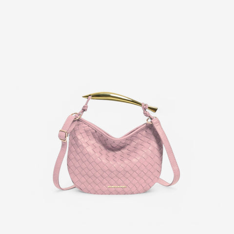 Borsa a mano ivory rosa