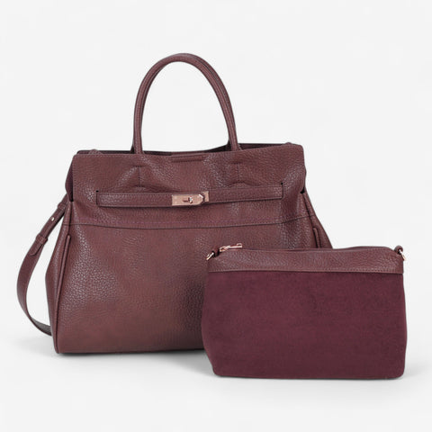 Borsa Diletta bordeaux - Emily Morel