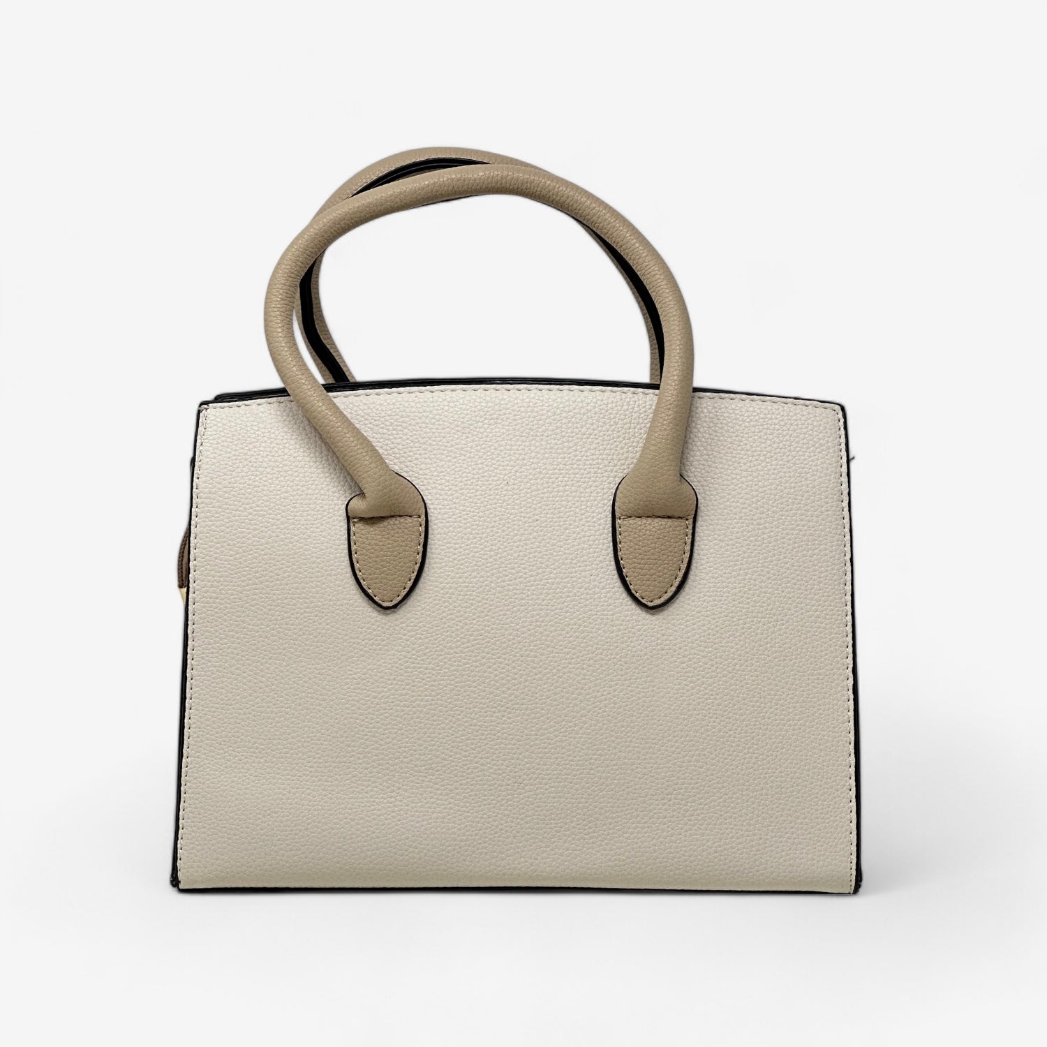 Borsa Ines Beige e Bianca - [Emily_Morel]