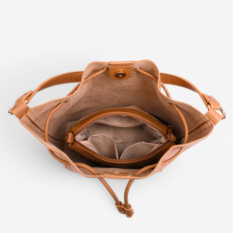 Borsa a spalla Marisol - Camel