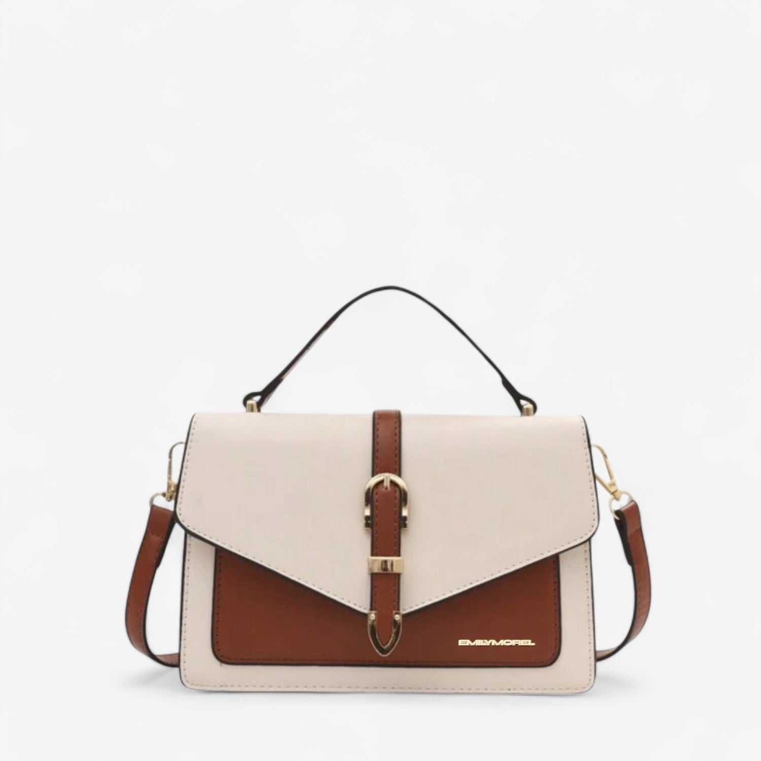 Borsa nina beige marrone - Emily Morel