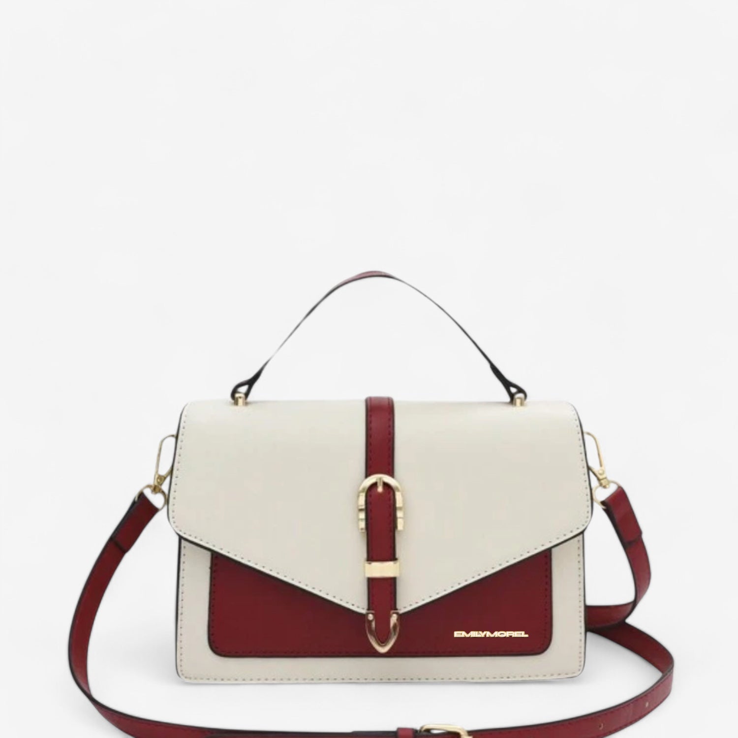 Borsa nina beige rossa - Emily Morel