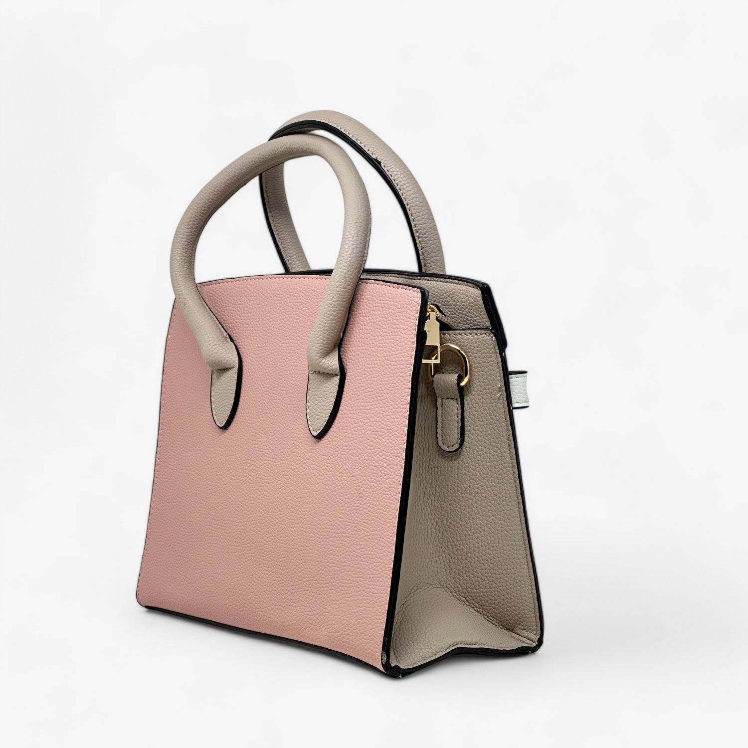 Borsa Ines Rosa e Beige - [Emily_Morel]