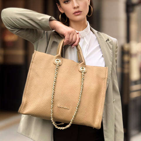 Borsa Magda beige scuro - [Emily_Morel]