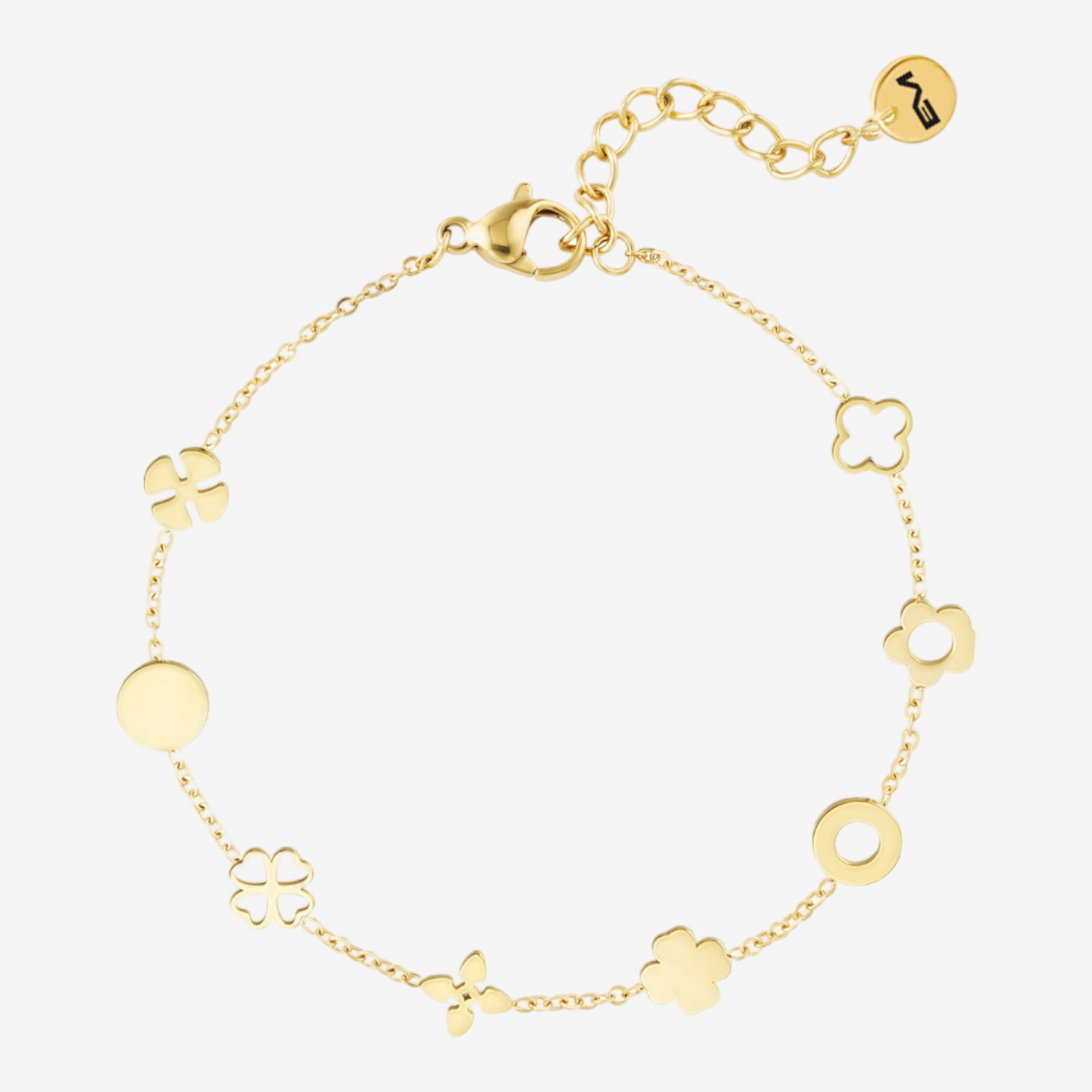 Bracciale con ciondoli gold - [Emily_Morel]