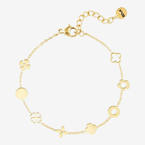 Bracciale con ciondoli gold - [Emily_Morel]