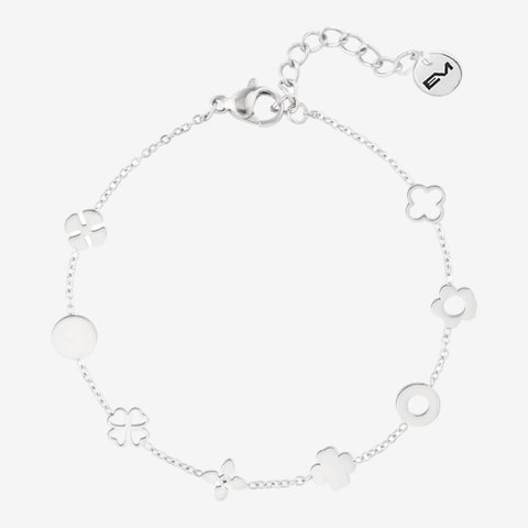 Bracciale con ciondoli silver - [Emily_Morel]