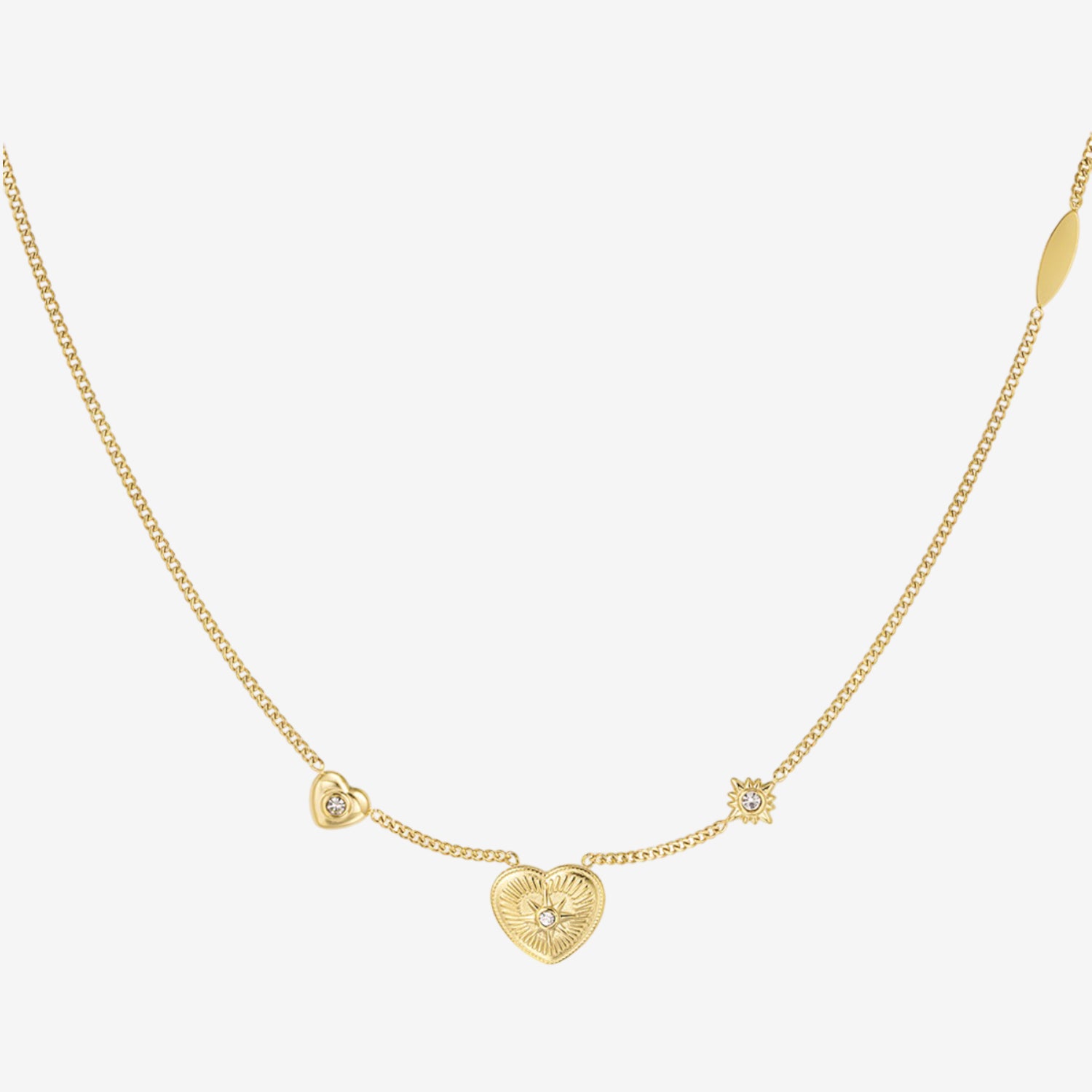 Collana con cuore gold - [Emily_Morel]